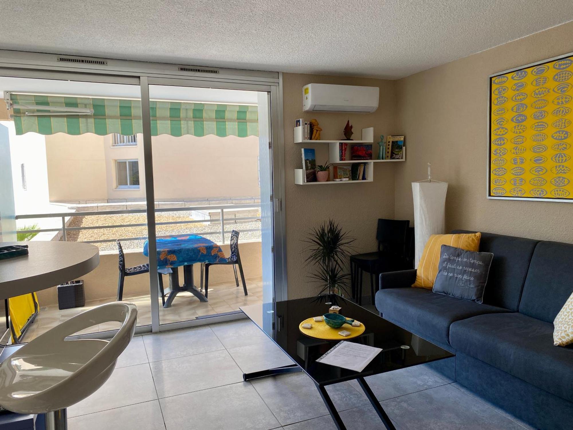 Studio 127, vue mer et piscine, port Santa Lucia Saint-Raphaël Extérieur photo